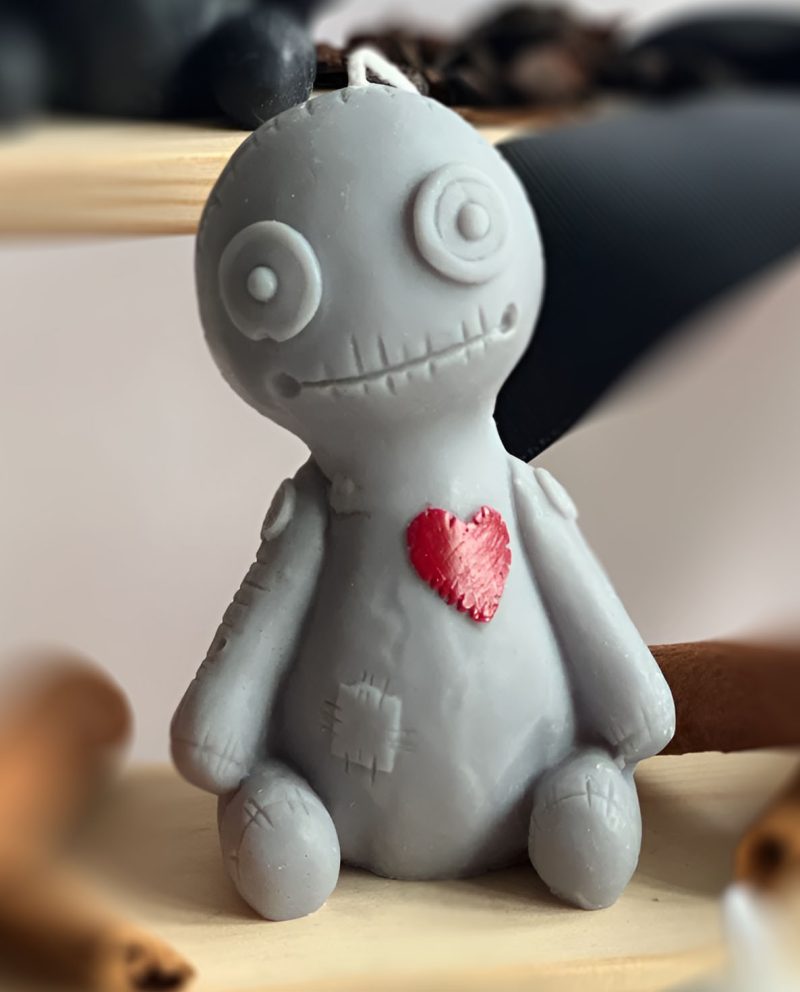 Voodoo Doll Candle